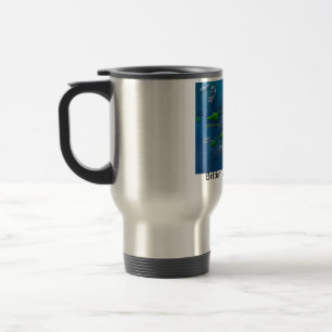 MAPA de la taza de British Virgin Islands