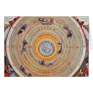 Mapa de la tierra basado en las teorías de