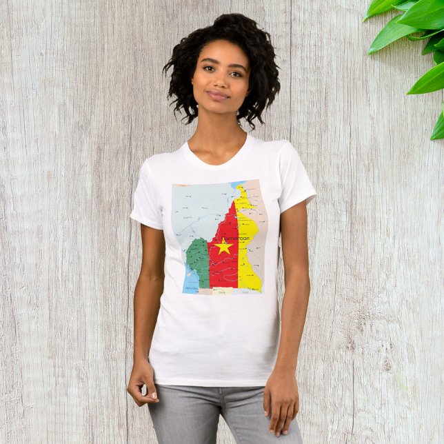 Mapa De Las Camisetas De Camerún (Subido por el creador)