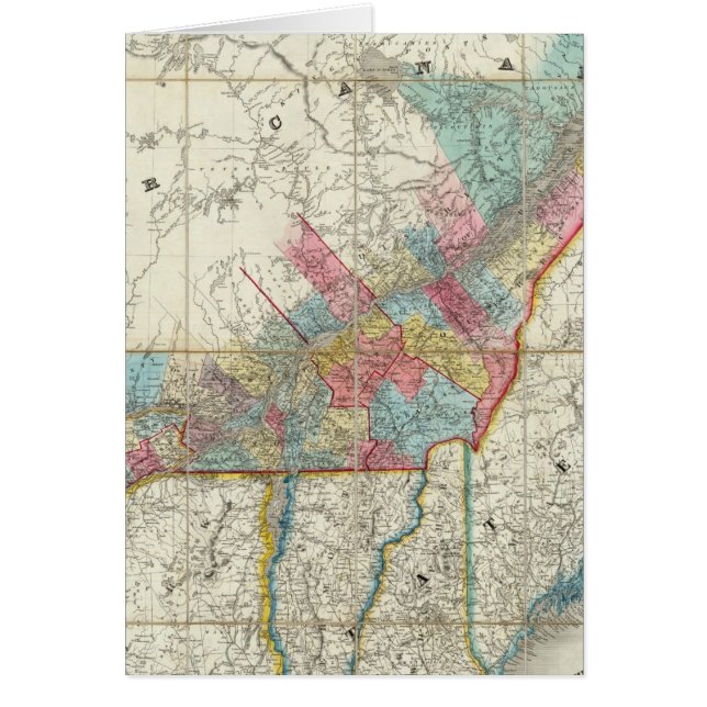 Mapa De Las Provincias De Canadá (Frente)