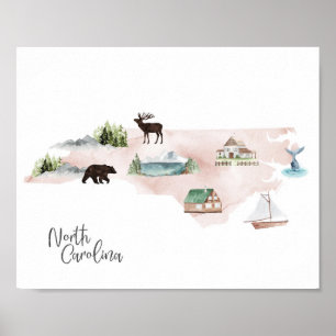 Mapa de las señales del Wanderlust de Carolina del