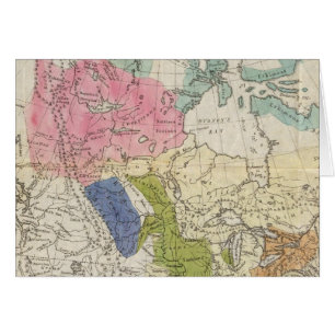 Mapa de las tribus indias de Norteamérica