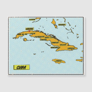 Mapa de libros de historietas de Cuba