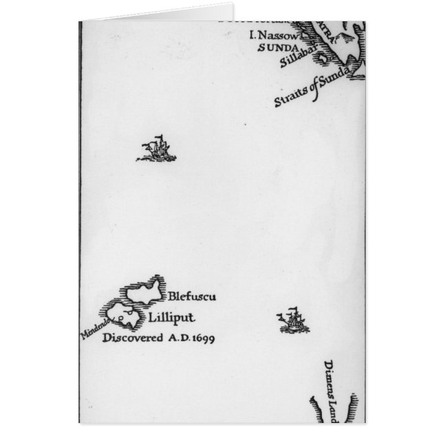 Mapa de Lilliput y de Blefuscu (Frente)