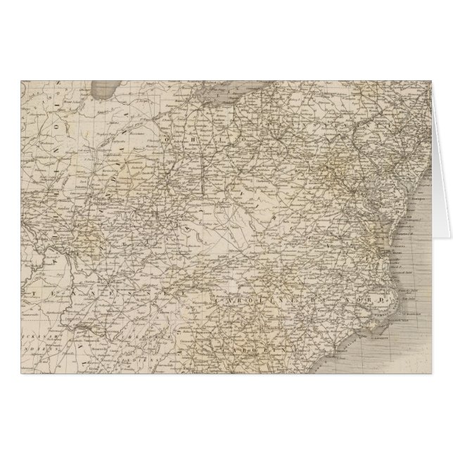 Mapa de los asentamientos de los Estados Unidos (Anverso (Horizontal))