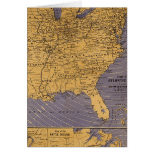 Mapa de los Estados del Atlántico
