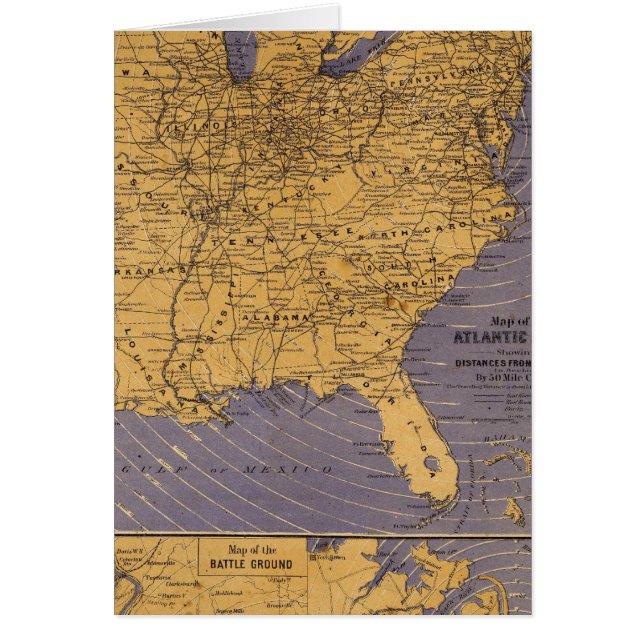 Mapa de los Estados del Atlántico (Frente)