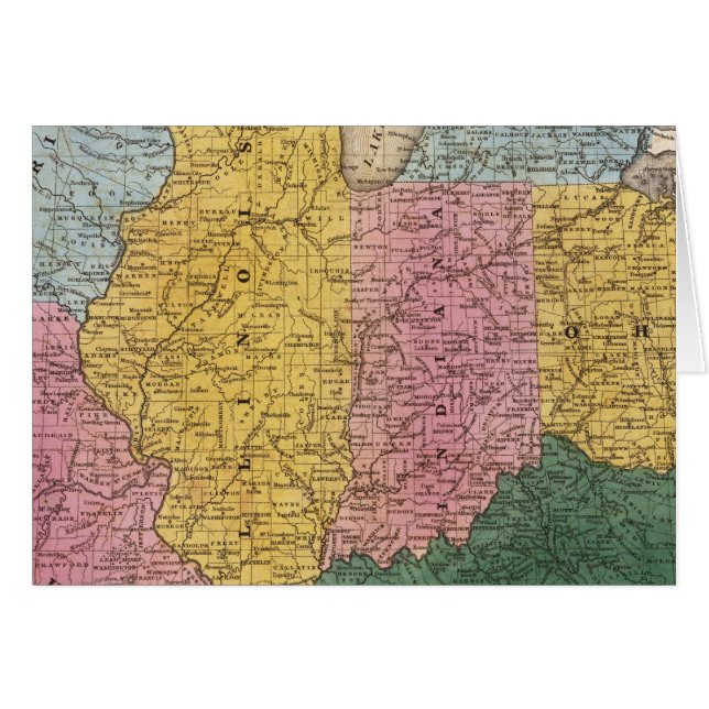 Mapa de los Estados Occidentales (Anverso (Horizontal))