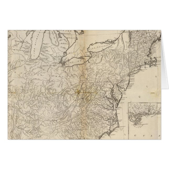 Mapa de los Estados Unidos 2 (Anverso (Horizontal))