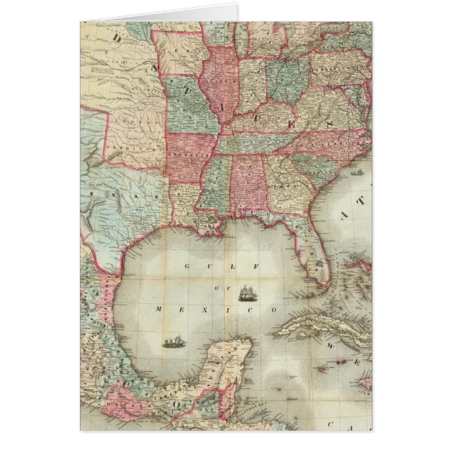 Mapa De Los Estados Unidos De América (Frente)