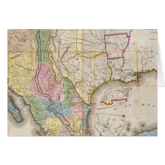 Mapa de los Estados Unidos de México (Anverso (Horizontal))