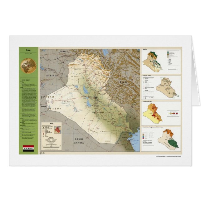 Mapa de los hechos de Iraq - 1994 (Anverso (Horizontal))