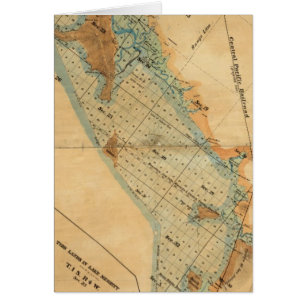 Mapa de los pantanos de sal y las mareas