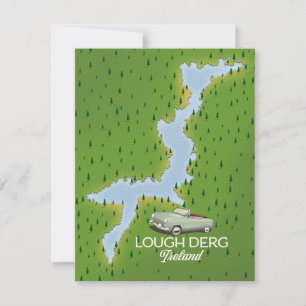 Mapa de Lough Derg Ireland