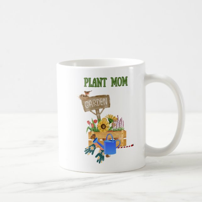 Mapa de mamá Mug, taza para jardinero, regalo (Derecha)
