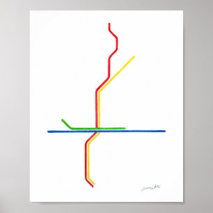 Mapa de MARTA de Atlanta Arte