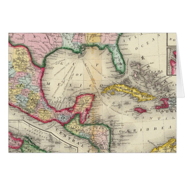 Mapa De México, Centroamérica (Anverso (Horizontal))