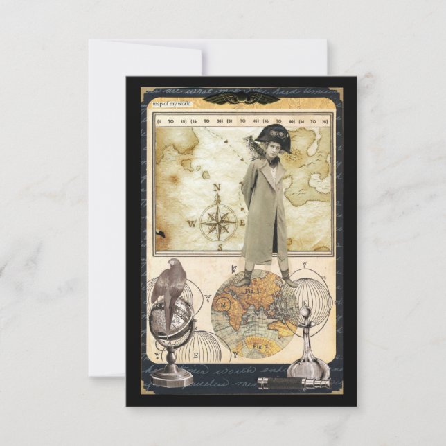 Mapa de mi postal mundial (Anverso)