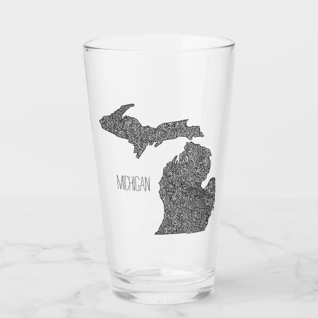 Mapa de Michigan (Anverso)