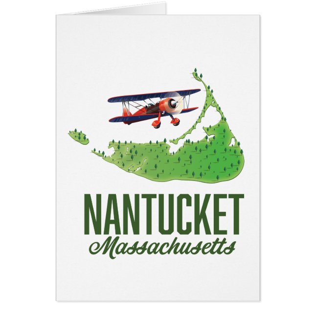 Mapa de Nantucket Massachusetts (Frente)