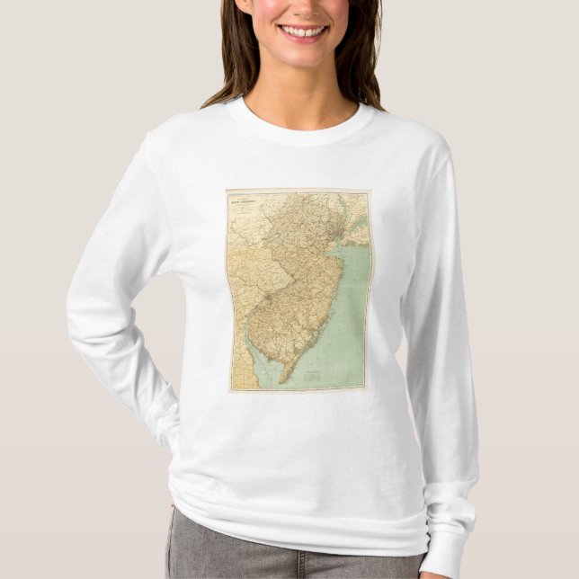 Mapa de New Jersey (Anverso)