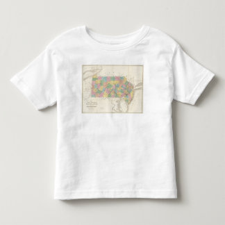Mapa de New Jersey y de Pennsylvania