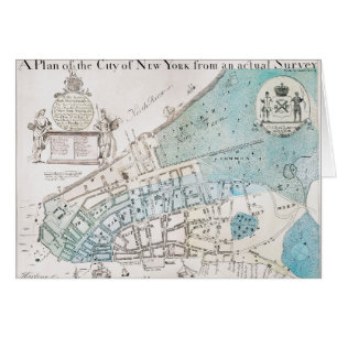 Mapa de New York City, 1728