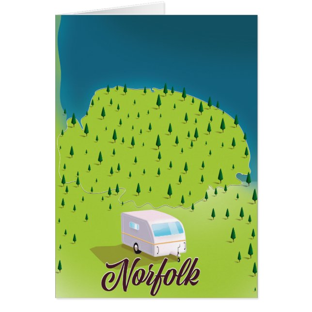Mapa de Norfolk Caravan (Frente)