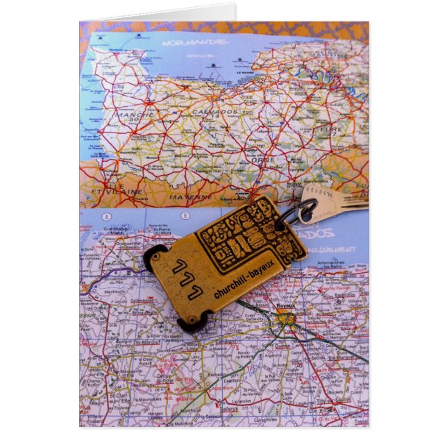 Mapa de Normandía (Frente)