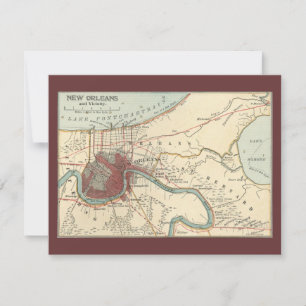 Mapa de Nueva Orleans de 1900