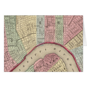 Mapa de Nueva Orleans por Mitchell
