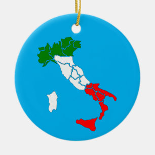Mapa de ornamento italiano. Adorno de cerámica