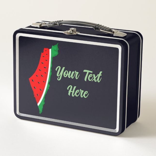 Mapa de Palestina sandía símbolo de la libertad (Anverso)