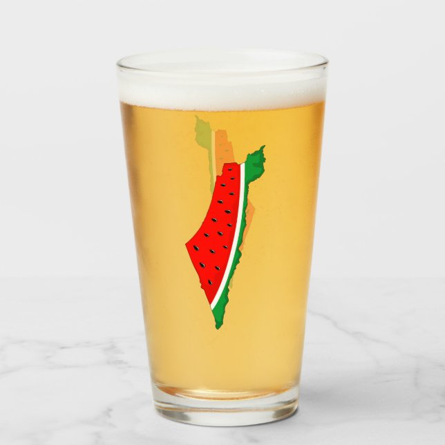 Mapa de Palestina sandía símbolo de la libertad (Anverso (lleno))