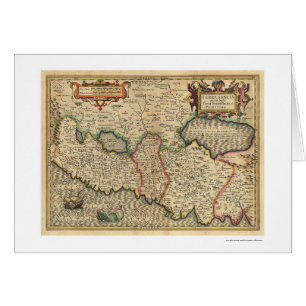 Mapa de Palestina y zonas circundantes 1710