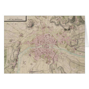 Mapa de París y de su cerco