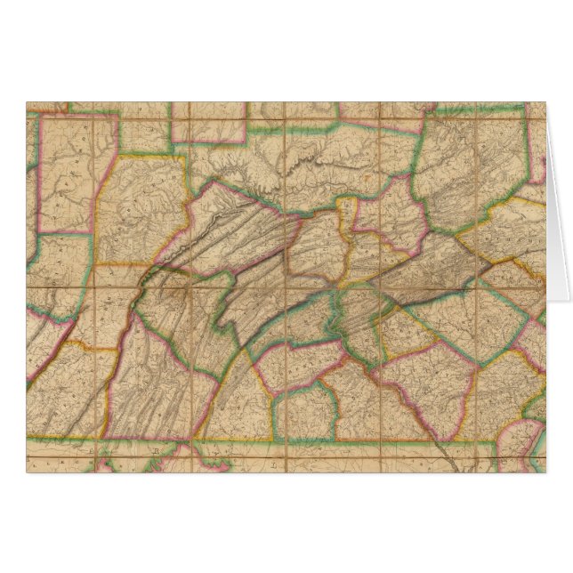 Mapa de Pensilvania (Anverso (Horizontal))