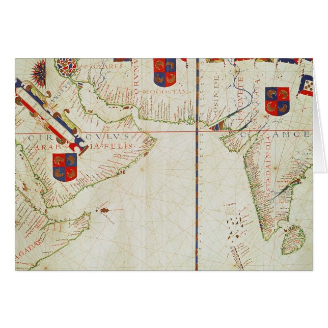 Mapa de Persia, de Arabia y de la India (Anverso (Horizontal))