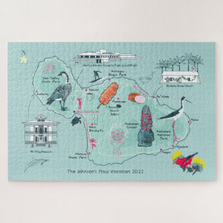 Mapa de personalizables de Maui, rompecabezas de H