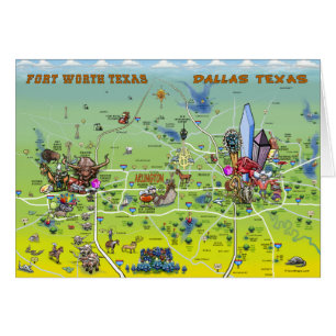Mapa de Personalizados de Dallas Fort Worth