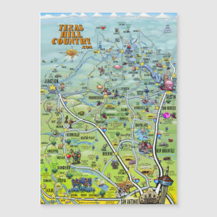 Mapa de Personalizados de Texas Hill Country