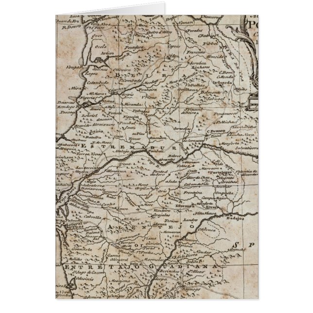 Mapa de Portugal (Frente)