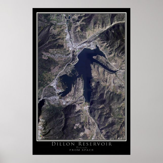 Mapa de Posters por satélite de Dillon Reservoir C (Frente)