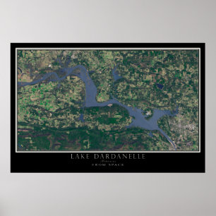 Mapa de Posters por satélite de Lake Dardanelle Ar