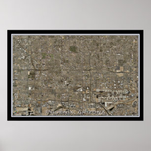 Mapa de Posters por satélite de Phoenix Arizona