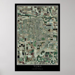 Mapa de Posters por satélite de Yuma Arizona