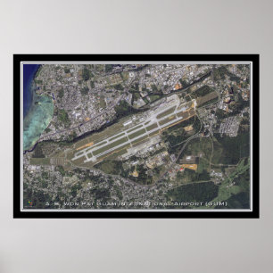 Mapa de Posters por satélite del aeropuerto intern