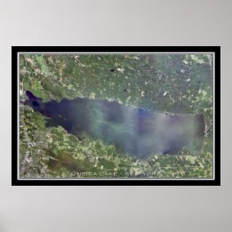 Mapa de Posters satelitales de Oneida Lake New Yor