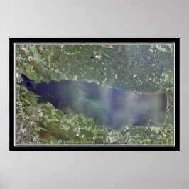 Mapa de Posters satelitales de Oneida Lake New Yor