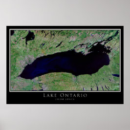 Mapa de Posters satelitales del lago Ontario